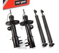 2X MAXGEAR Ammortizzatori Anteriori Posteriori L+R Per OPEL Corsa D