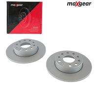 2X MAXGEAR Bremsscheibe Hinten VW Caddy Seat Altea 1K0 615 601 L 19-1058MAX