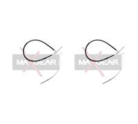 2x MAXGEAR Cavo Del Freno a Mano Flessibile per VW Golf II 19E 1G1 1.6