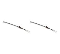 2X MAXGEAR Cavo Freno A Mano Freno Di Stazionamento Per Opel Corsa C F08 F68