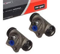 2x Maxgear Cilindro Freno Ruota Sinistro Destro Per Chevrolet Aveo/Kalos
