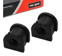 2x Maxgear Cuscinetto Stabilizzatore Gomma Posteriore L+R per Mitsubishi 16MM