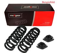 2x MAXGEAR Molla di Sospensione + Piastre Camber Posteriore per BMW 3er Touring