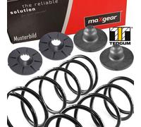 2x Maxgear Molle Telaio + Piastra di Primavera Set Posteriore per Opel Astra H