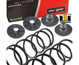 2x Maxgear Molle Telaio + Piastra di Primavera Set Posteriore per Opel Astra H