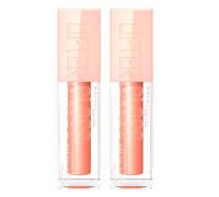 2x Maybelline New York Lifter Gloss Lucidalabbra Volumizzante con Acido Ialuronico Colore Amber 007-2 Lucidalabbra