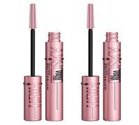 2x Maybelline New York Sky High Mascara Volumizzante e Allungante Colore Nero Adatto a Occhi Sensibili