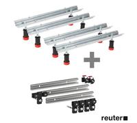 2x MEPA piedino per vasca tipo WA con ADS per vasche da bagno in acrilico in inari per vasca set da 3, 2#100030+190031, [Vasche da Bagno > Ricambi per Vasche da Bagno]