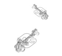 2X Metalcaucho Fermaporta Posteriore Sinistro Destro Per Fiat Strada Pick-Up
