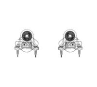 2X Metalcaucho Supporto Assale Destro Per Citroën BX XB-_ VD-_