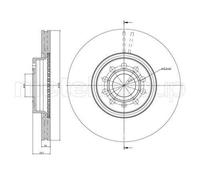 2x METELLI 23-0840C Disco freno Anteriore per VW GOLF VI (5K1) 312,0mm