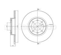 2x METELLI 23-0858C Disco freno Anteriore per OPEL Corsa D Hatchback (S07)
