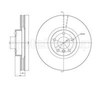 2x METELLI 23-1326C Disco freno Anteriore per BMW X5 (E70) 348,0mm