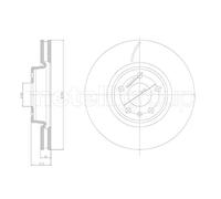 2x METELLI Dischi Freno Ventilati Ø317,9mm per Audi A4 Avant 8W5 B9