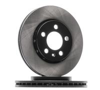 2x METZGER 6110627 Disco freno Anteriore Sx Anteriore Dx per VW POLO (9N) 256mm