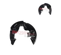 2X METZGER Ankerblech Spritzblech Bremsscheibe Davanti Per Ford Focus IV Turnier