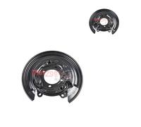 2X METZGER Ankerblech Spritzblech Bremsscheibe Dietro Per Toyota Corolla ZZE12