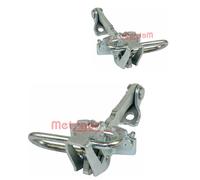 2x METZGER Fermaporte Anteriore Sinistra Destra per Fiat 500 312