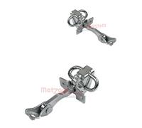 2x METZGER Fermaporte Anteriore Sinistra Destra per VW Fox 5Z1 5Z3