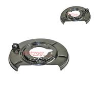 2x METZGER Piastra di Ancoraggio Lamiera Paraspruzzi Disco Posteriore per . BMW