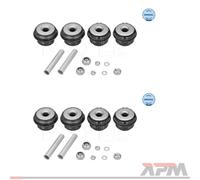2x Meyle 014 033 0004 Kit di Riparazione Braccietto Ant. per Mercedes-Benz W124