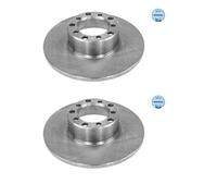 Meyle Disco freno 015 521 2005 Anteriore Ø278 mm 2 pezzi per Mercedes-Benz W123