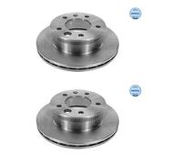 2x Meyle 015 521 2032 Disco Freni Anteriore per Mercedes-Benz B903 VW Lt 28-35
