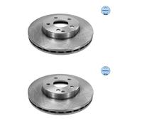 2x Meyle 015 521 2051 Disco Freni Anteriore 295mm per Mercedes-Benz W211 S211