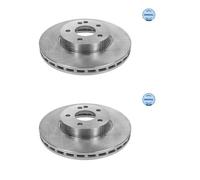 2x Meyle 015 521 2059 Disco Freni Anteriore 300 MM per Mercedes-Benz W447 W639