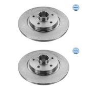 2x Meyle 015 523 0041 Disco Freno Posteriore per Mercedes-Benz Renault Nissan