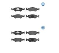 2x Meyle 025 207 5318 Kit Pastiglie Freno a Disco Frontale per Ford Mazda Kia