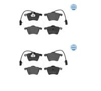 2X Meyle 025 210 3419/W Set Di Freno A Disco Anteriore Per VW Transporter