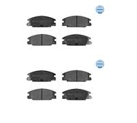 2x Meyle 025 215 4316 / W Kit Pastiglie Freno a Disco Frontale per Opel Campo