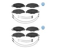 2x Meyle 025 231 3518 / W Kit Pastiglie Freno a Disco Frontale per Citroën