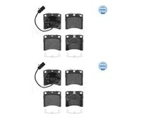 2x Meyle 025 231 7618 / W Kit Pastiglie Freno Freni a Disco Frontale per VW