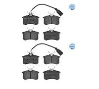 2x Meyle 025 235 5417 / W Kit Pastiglie Freno a Disco Posteriore per Seat VW
