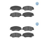2x Meyle 025 238 6817 Kit Pastiglie Freno a Disco Frontale per Honda Accord VII