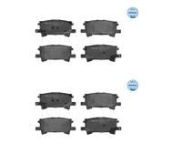 2x Meyle 025 239 6715 Kit Pastiglie Freno a Disco Posteriore per Lexus Rx U3