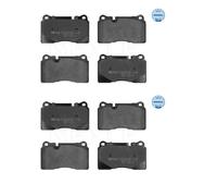 2x Meyle 025 240 9817 Kit Pastiglie Freno a Disco Frontale per Audi VW Seat Aj