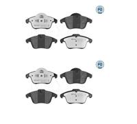 2x Meyle 025 241 2319 / Pd Kit Pastiglie Freno a Disco Frontale per Volvo Ford