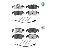 2x Meyle 025 247 4319 / Pd Kit Pastiglie Freno Disco Frontale per Audi A4 8K2