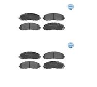 2x Meyle 025 253 7919 Kit Pastiglie Freno a Disco Frontale per VW Fiat Jeep