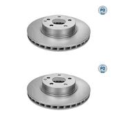 2x Meyle 083 521 2053 / Pd Disco Freni Anteriore per Mercedes-Benz W211 S211