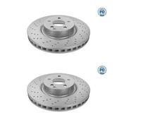 2x MEYLE 083 521 2105 / Pd Disco Freni Anteriore per Mercedes-Benz W221 C216