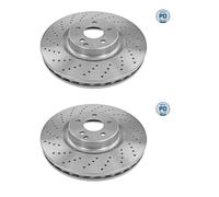 2x Originale MEYLE Disco Freno 083 521 2112 / Pd per Mercedes-Benz