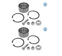 2x Meyle 100 498 0036 Kit Cuscinetto Ruota Anteriore Posteriore per Audi 80