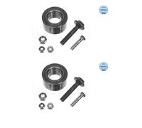 2x Meyle 100 498 0038 Cuscinetto Anteriore Kit Ruota per Audi 80 893 894 8A2 89