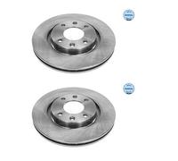 2x MEYLE 11-15 521 0017 Disco Freni Anteriore per Opel Peugeot Citroen DS