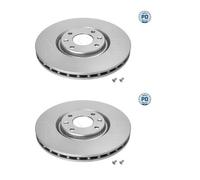 2X Meyle 11-15 521 0034/PD Disco Freno Anteriore Per Opel Peugeot Citroën DS