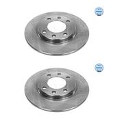 2x Meyle 11-15 523 0010 Disco Freno Posteriore per Peugeot 206 Cc 2D Citroën